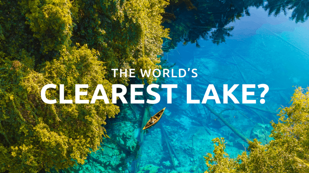 Paisu Pok Lake on Peleng Island, Indonesia