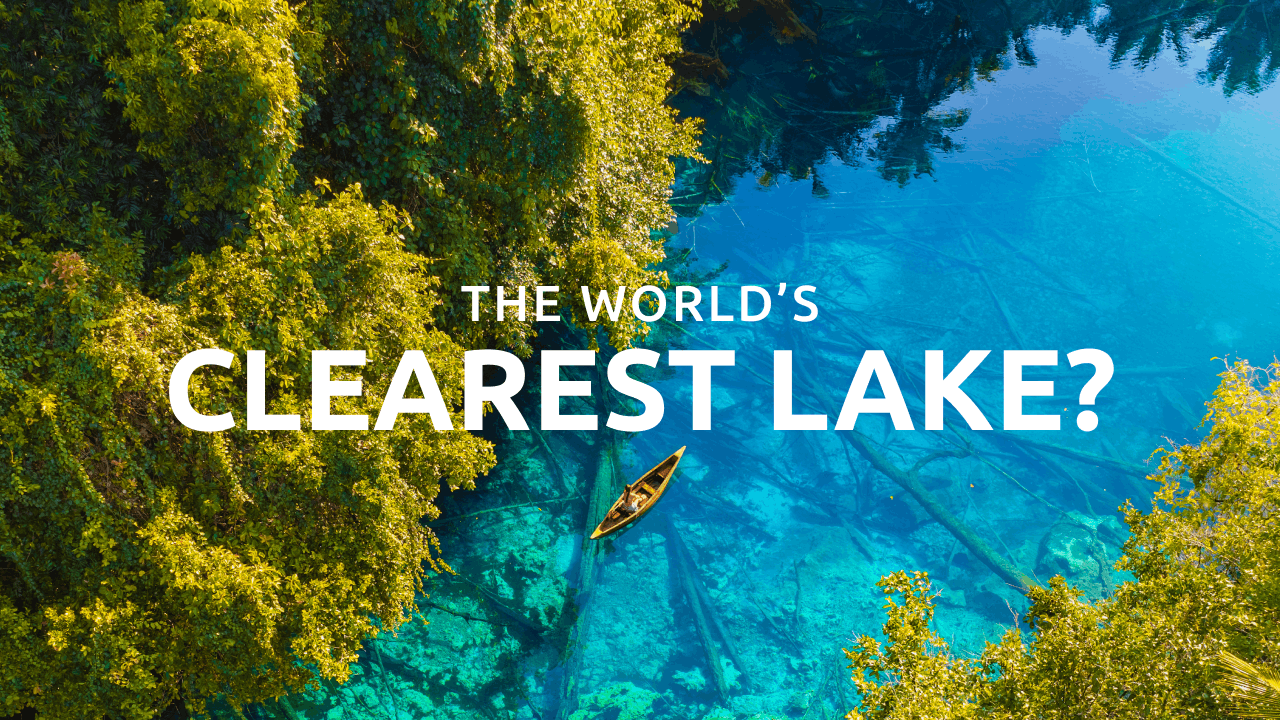 Paisu Pok Lake on Peleng Island, Indonesia