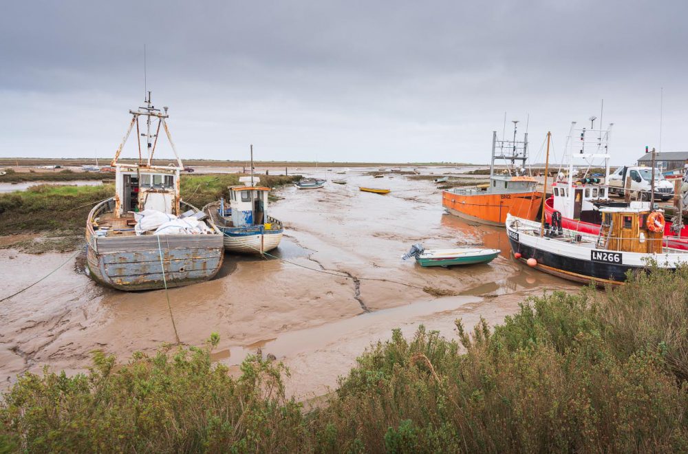 Overcast day at Brancaster Staithe