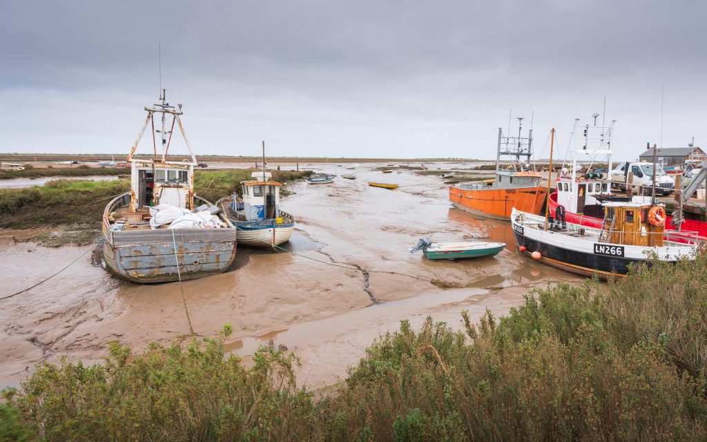 Overcast day at Brancaster Staithe