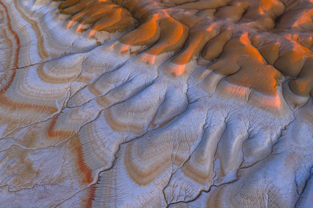 Vibrant geological formations in Mangystau, Kazakhstan
