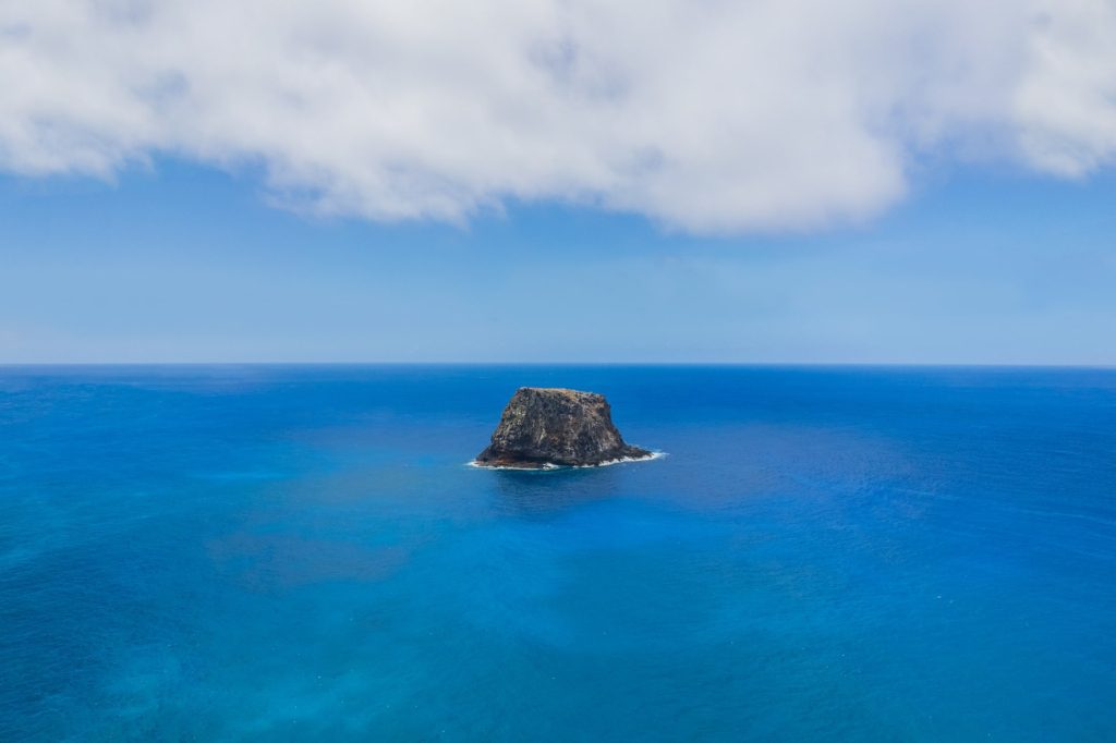 Northern isles in Mauritius surrounded by vibrant blue ocean waters