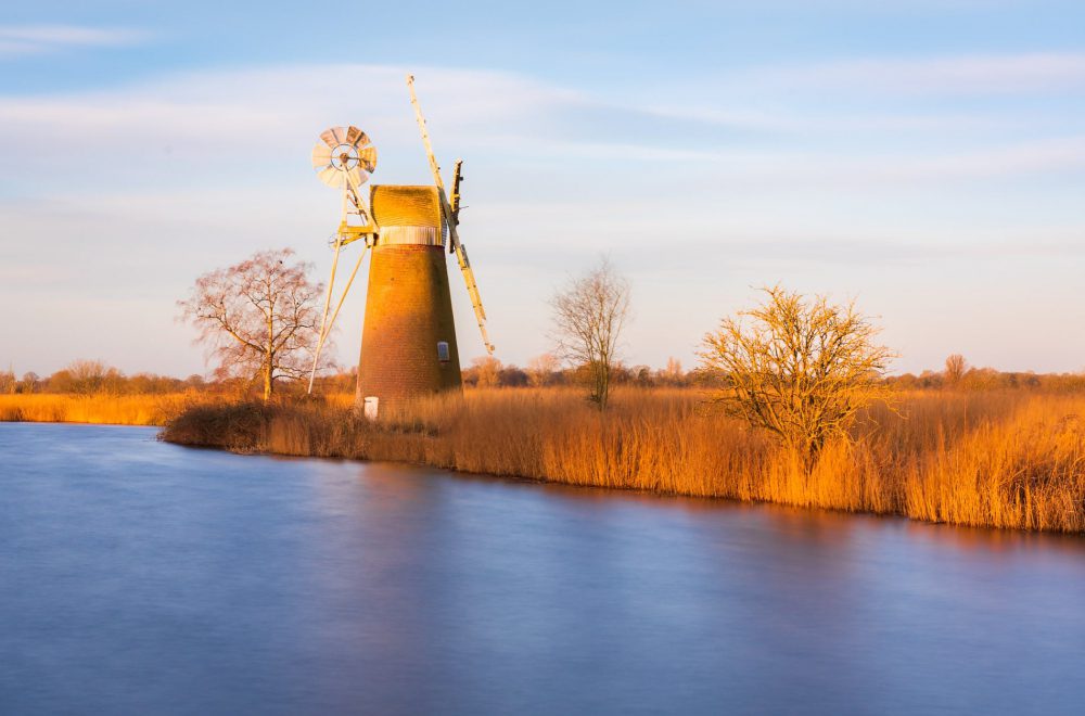 Turf Fen Mill on the River Ant in Norfolk