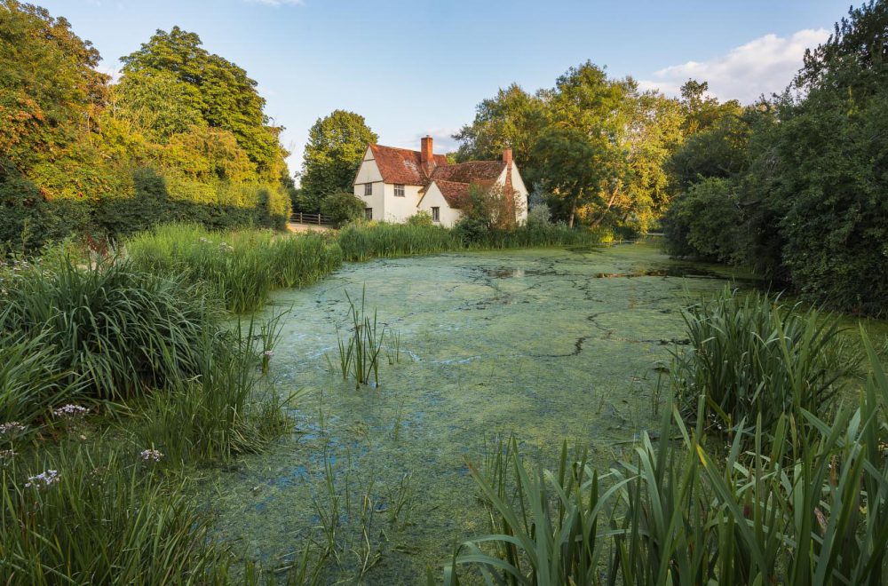 Summer evening at Willy Lott's Cottage in Flatford near Dedham