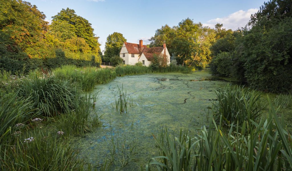 Summer evening at Willy Lott's Cottage in Flatford near Dedham